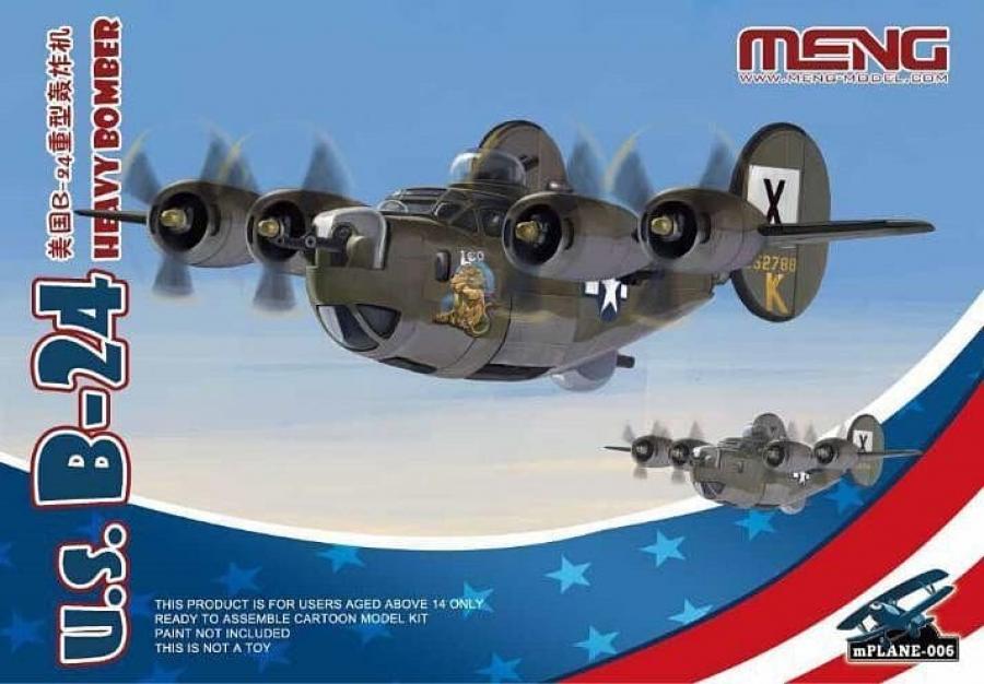 U.S. B-24 Heavy Bomber (Cartoon Model)