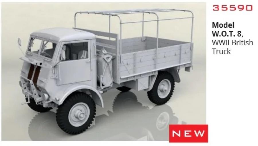 1:35 Model W.O.T.8, WWII British Truck