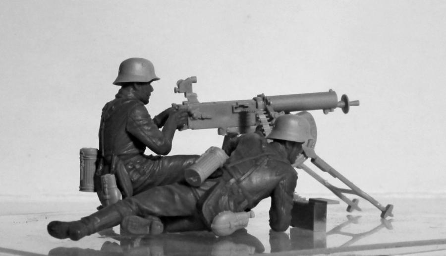 1:35 German MG08 MG Team (2 figures)