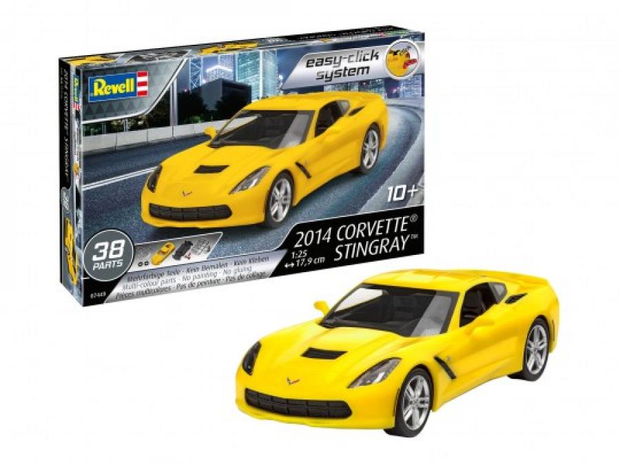 Revell 1:25 2014 Corvette Stingray (Easy-click)