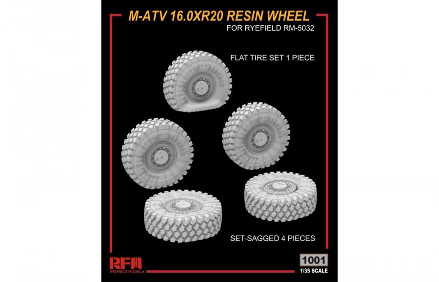 1:35 M-ATV 16.0XR20 RESIN WHEEL 