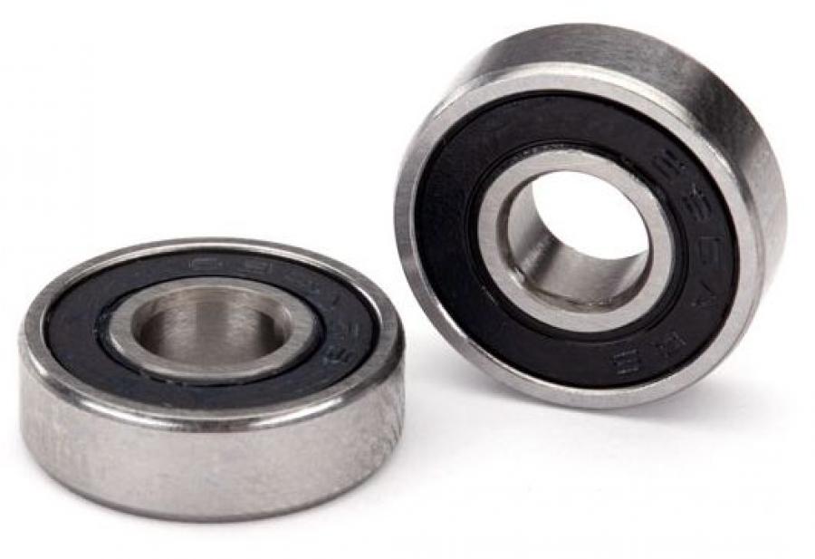 Traxxas Ball Bearings 6x16x5mm Black Rubber sealed (2) TRX5099A