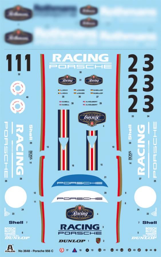 1/24 PORSCHE 956 24HRS LE MANS 1983
