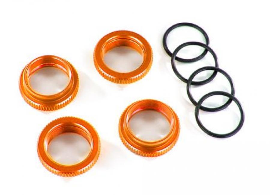 Traxxas Spring Adjuster Alu Orange GT-Maxx (4) TRX8968A