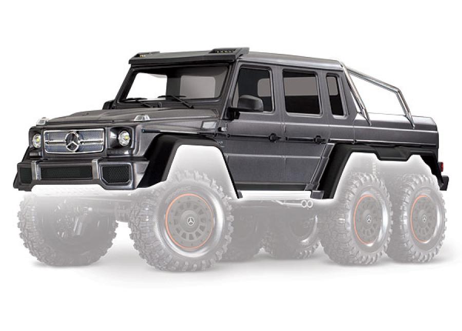 Traxxas Body Mercedes G 63 TRX-6 Matt Silver TRX8825X