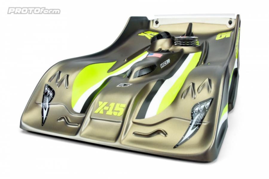 X15 Light Weight Clear Body for 1/8 On-road