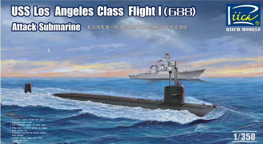 1:350 USS Los Angeles Class Flight I