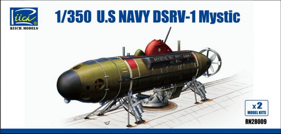 1:350 U.S.Navy DSRV-1 Mystic (2 kits)