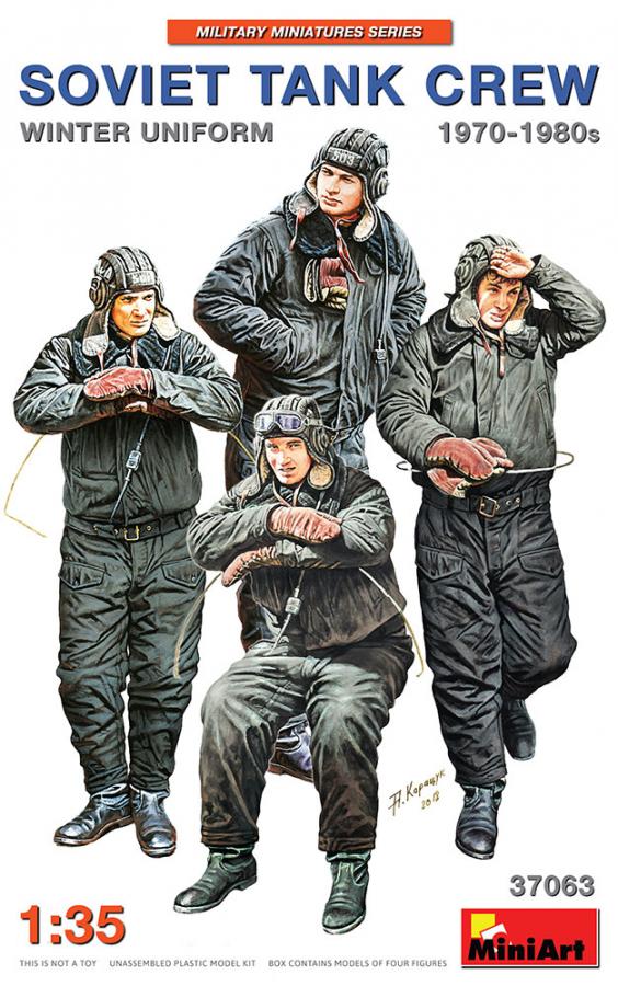 1:35 Soviet Tank Crew 1970-1980s, Winter
