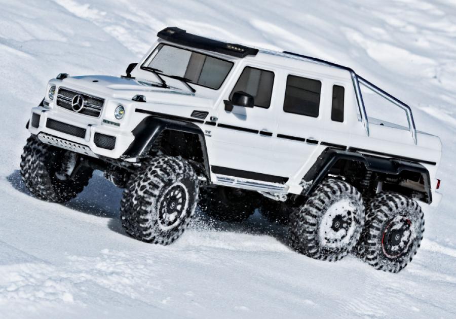 Traxxas TRX-6 Mercedes-Benz G63 AMG 6X6 TQi 2.4G RTR White TRX88096-4-WHT