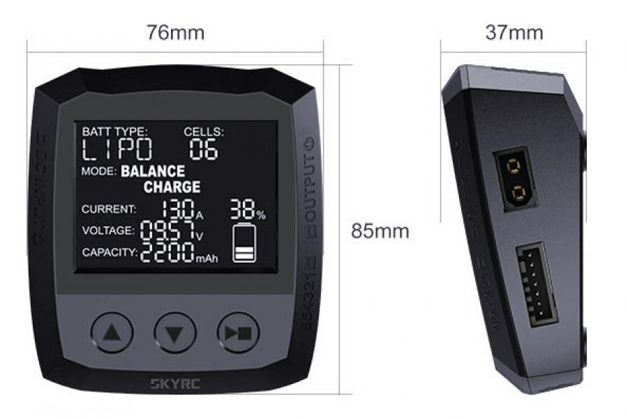 Laturi SkyRC B6 Lite Charger 13A, LiPo/LiFe/LiHV, NiMH 12VDC