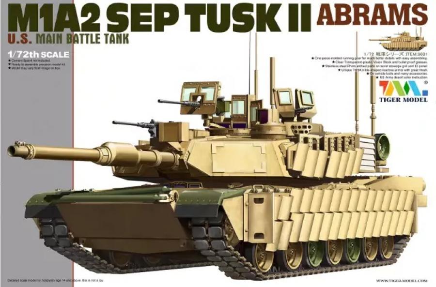 1:72 M1A2 SEP TUSK II ABRAMS