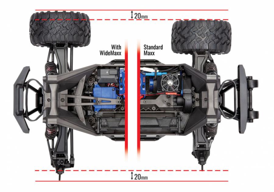 Traxxas Suspension Kit WideMaxx Orange Maxx TRX8995T
