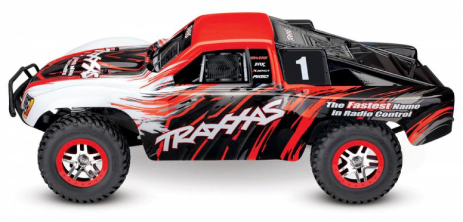 Traxxas Slash 4x4 VXL RTR TQi TSM Red - w/o Battery & Charger TRX68086-4-RED