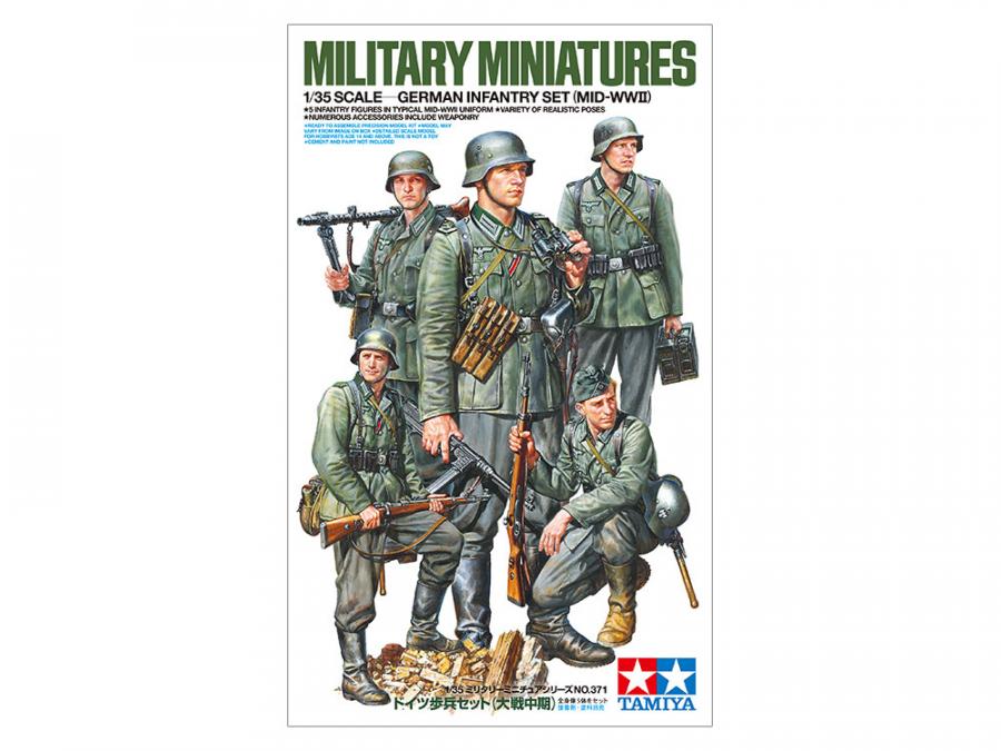 1:35 GERMAN INFANTRY SET (MID-WWII)