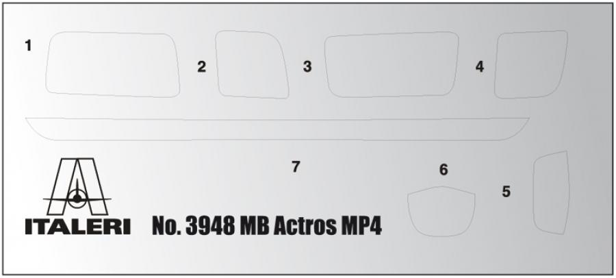 1:24 MERCEDES BENZ MP4 BIG SPACE