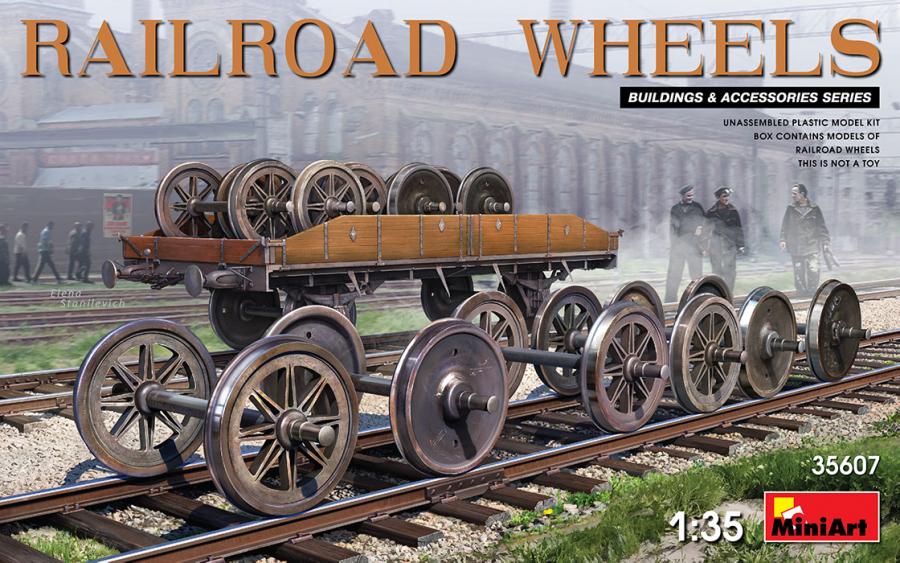 1:35 Railroad Wheels
