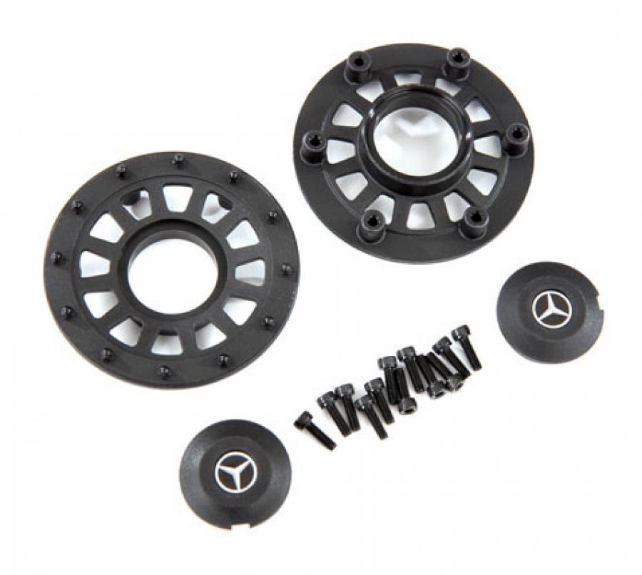 Traxxas Center Caps / Beadlock RIngs (2+2) (requires #8255A) TRX8875