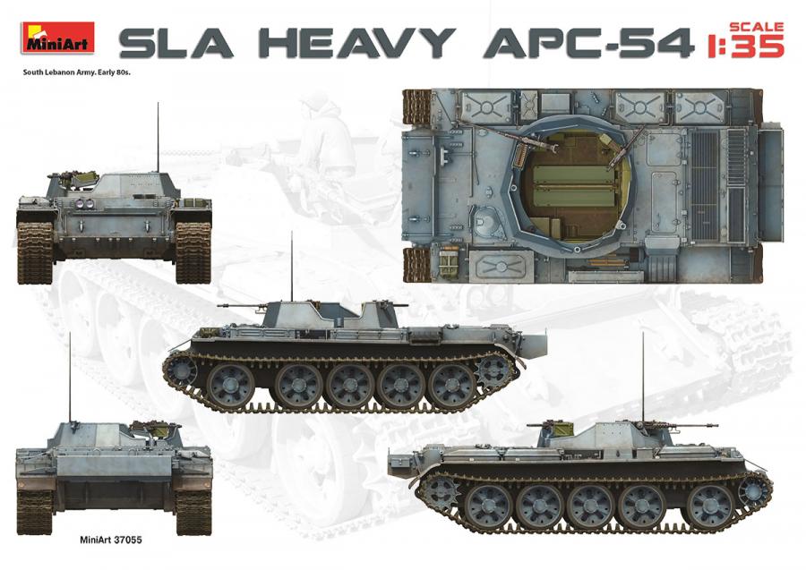 1:35 SLA Heavy APC-54. Interior Kit