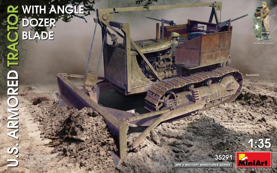 1:35 U.S. Armored Tractor w/Angle Dozer