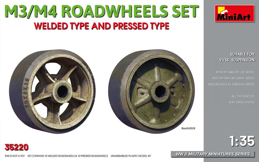 1:35 M3/M4 ROADWHEELS SET