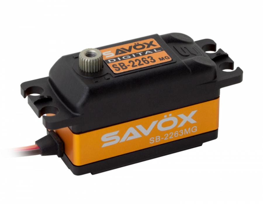 SB-2263MG Servo 10Kg 0,076s Alu Brushless Metal Gear Low