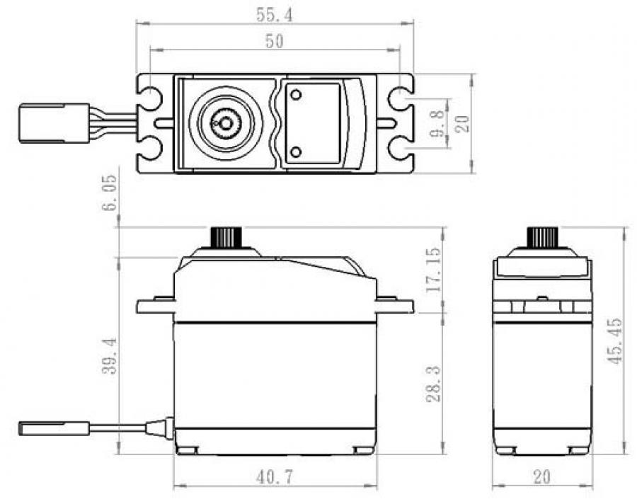 Servo SC-0352  6,5Kg 0,14s