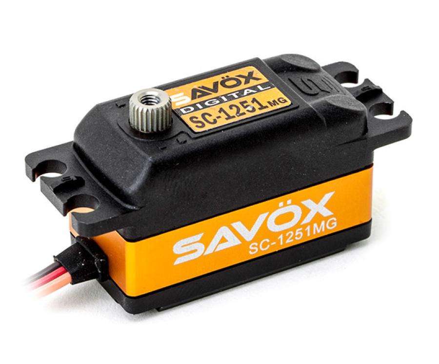 Servo SC-1251MG  9Kg 0,09s Alu Coreless Metal Gear Low