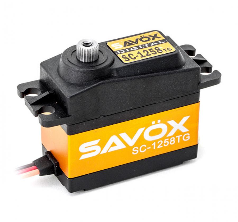 Servo SC-1258TG  12Kg 0,08s Alu Coreless Titanium Gear