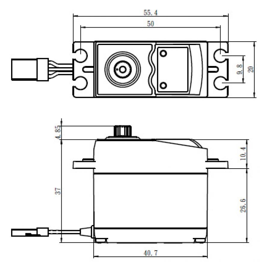 SV-0320 Servo 6,0Kg 0,13s HV