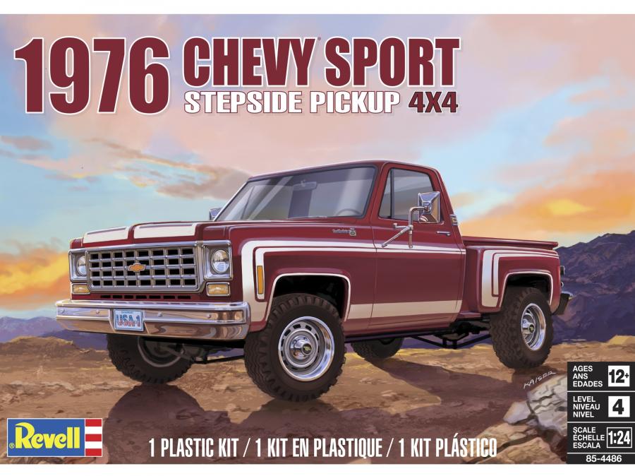 1:25 76 CHEVY SPORTS STEPSIDE PICKUP