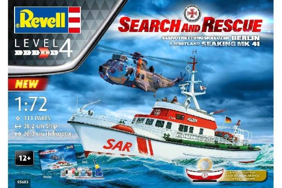 Revell 1:72 GIFT SET SAR SET - DGZRS + WESTLAND