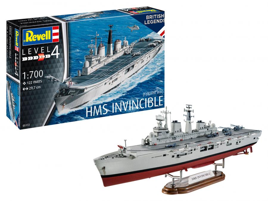 1:700 MODEL SET HMS INVINCIBLE (FALKLAND