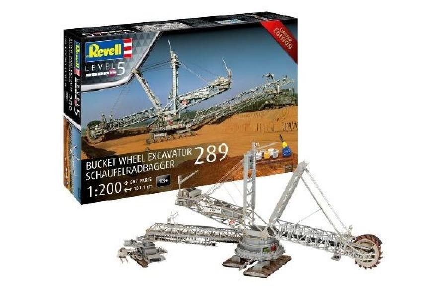 Revell 1:200 GIFT SET EXCAVATOR 289 SCHAUFELRADBAGGE 289