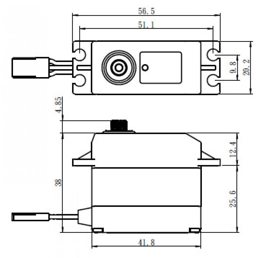 Servo SW-0230MG  8Kg 0,13s HV Metal Gear WP