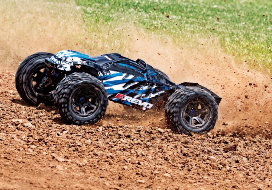 Traxxas E-REVO Brushless 4WD TQi TSM w/o Batt & Charger Blue TRX86086-4-BLUE