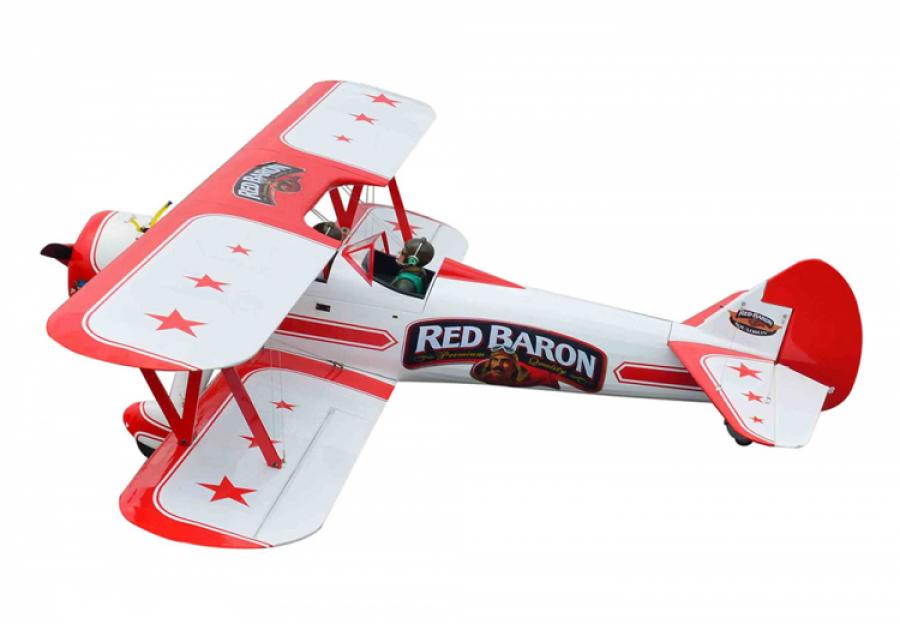 Red Baron Pizza Squadron Stearman 20cc Gas ARF