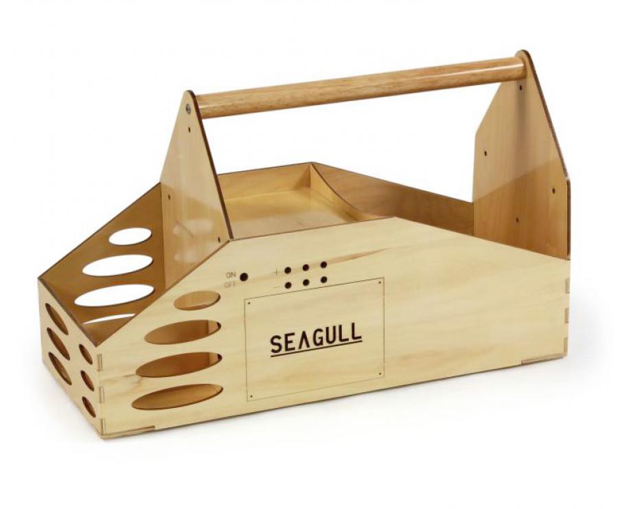 Field Box Assembled Wood Seagull
