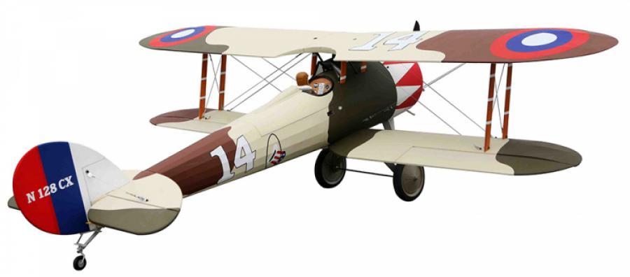 Nieuport 28 Replica Bipe 20-26cc Gas ARF