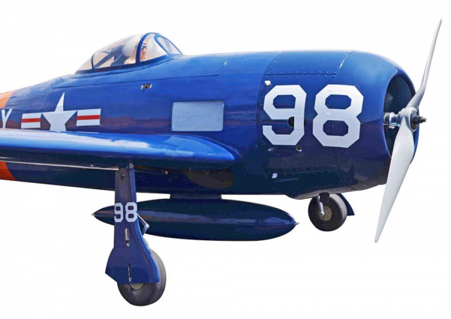 Grumman F8F Bearcat Navy 33-45cc Gas ARF