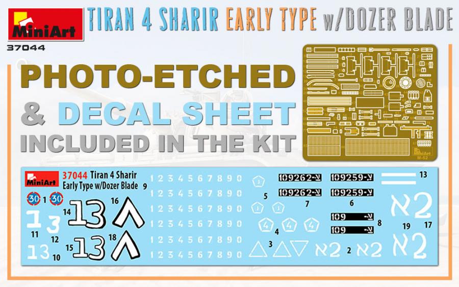 1:35 Tiran 4 Sharir Early  w/Dozer Blade