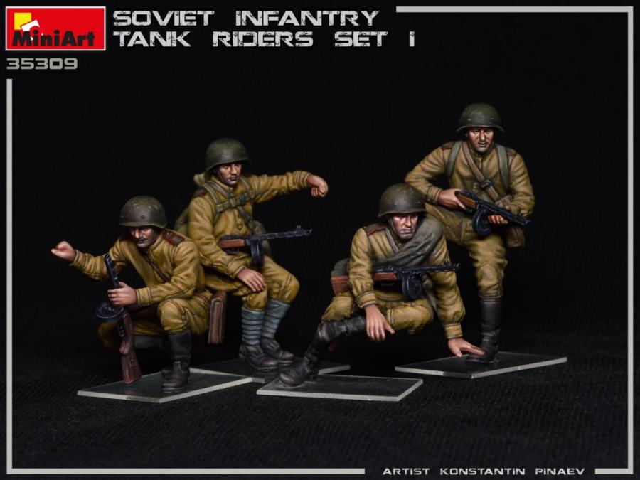 1:35 SOVIET INFANTRY TANK RIDERS SET 1