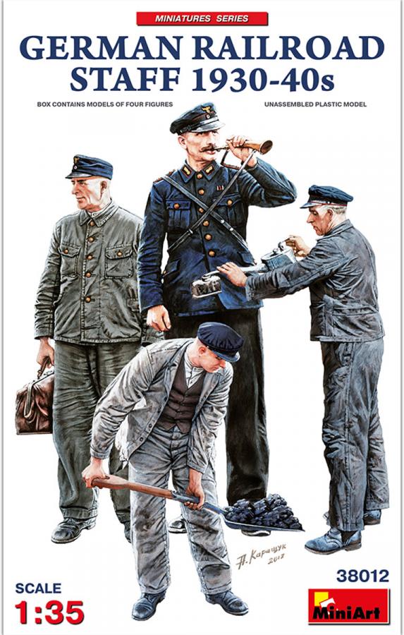 1:35 German Railroad Staff 1930-40s