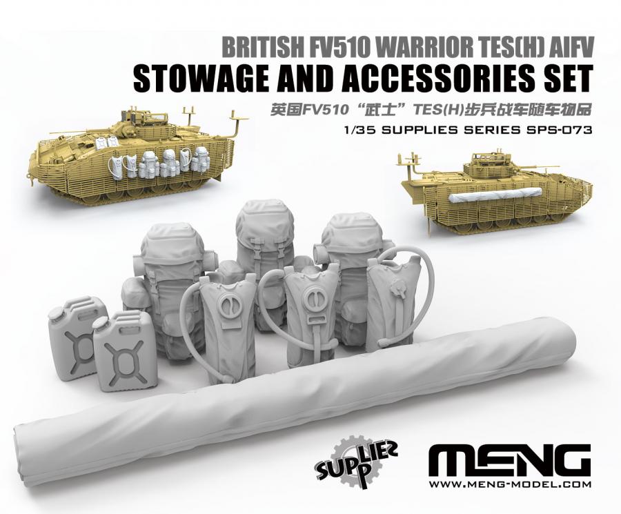 1:35 FV510 Warrior TES(H) AIFV Stowage And Accessories Set (RESIN)
