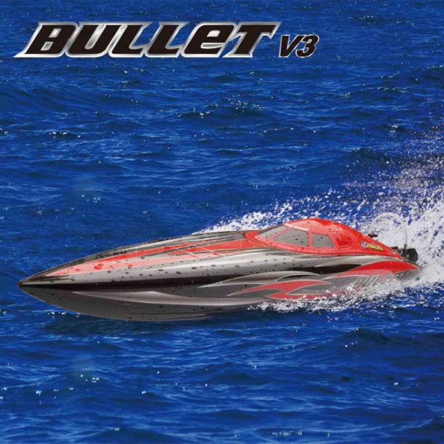 Bullet Off-shore V3 BL ARTR 2.4G w/o Battery, charger