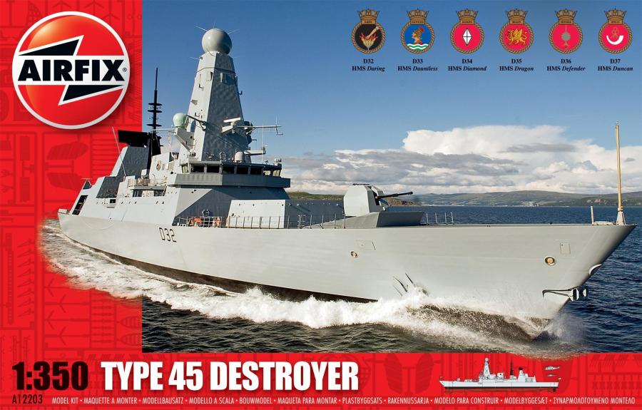 1:350 TYPE 45 DESTROYER