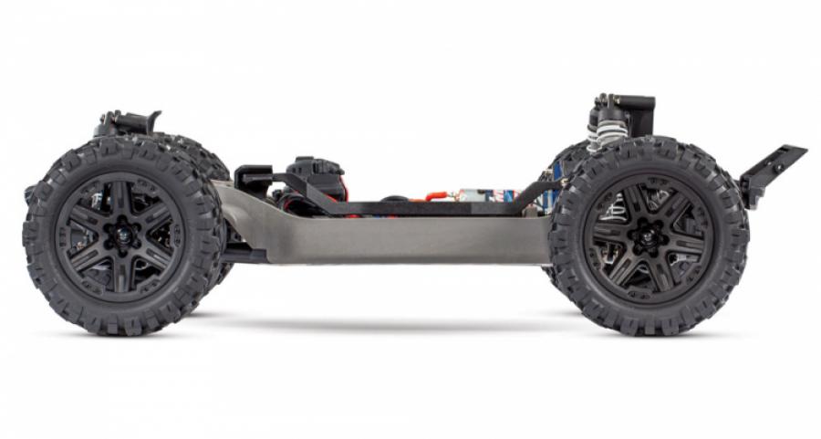 Traxxas Rustler 4x4 XL-5 1/10 RTR TQ Punainen RC-auto + akku ja laturi TRX67064-1-RED