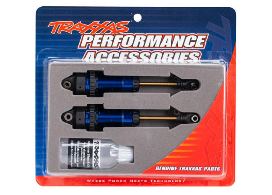 Traxxas Shocks Blue GTR XX-Long without springs (2) TRX7462