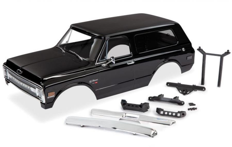 Traxxas Body Chevy Blazer Â´69 Black Complete TRX9112X