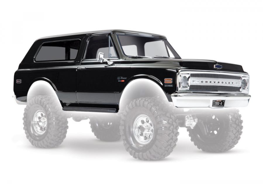 Traxxas Body Chevy Blazer Â´69 Black Complete TRX9112X